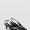 Chaussures à talons en cuir à bout pointu