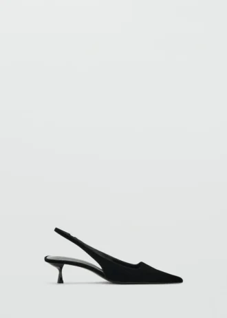 Chaussures à talons en velours