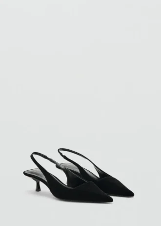 Chaussures à talons en velours