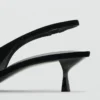 Chaussures à talons en velours