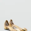 Chaussures à talons en vinyle combinées