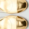 Chaussures à talons en vinyle combinées