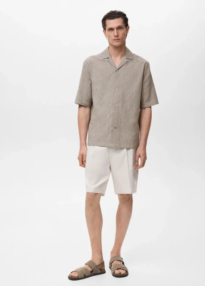 Chemise 100 % coton brodé Chemise 100 % coton brodé