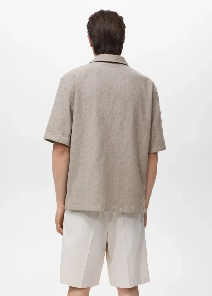 Chemise 100 % coton brodé Chemise 100 % coton brodé