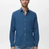 Chemise 100 % coton chambray Chemise 100 % coton chambray