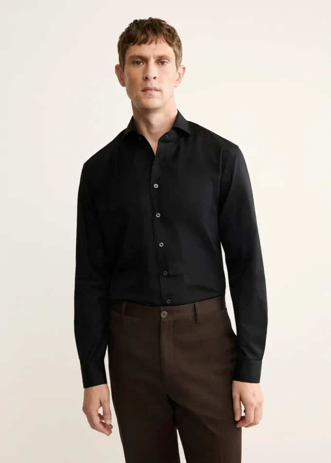 Chemise 100 % coton à coupe classique Chemise 100 % coton à coupe classique