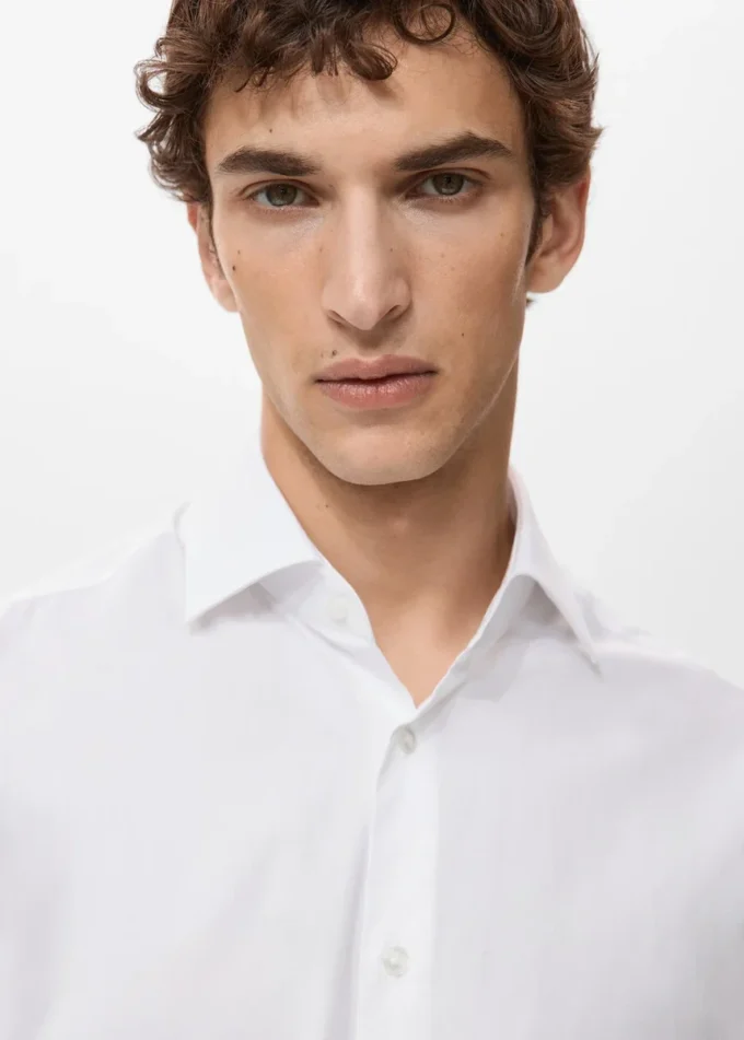 Chemise 100 % coton à coupe classique Chemise 100 % coton à coupe classique