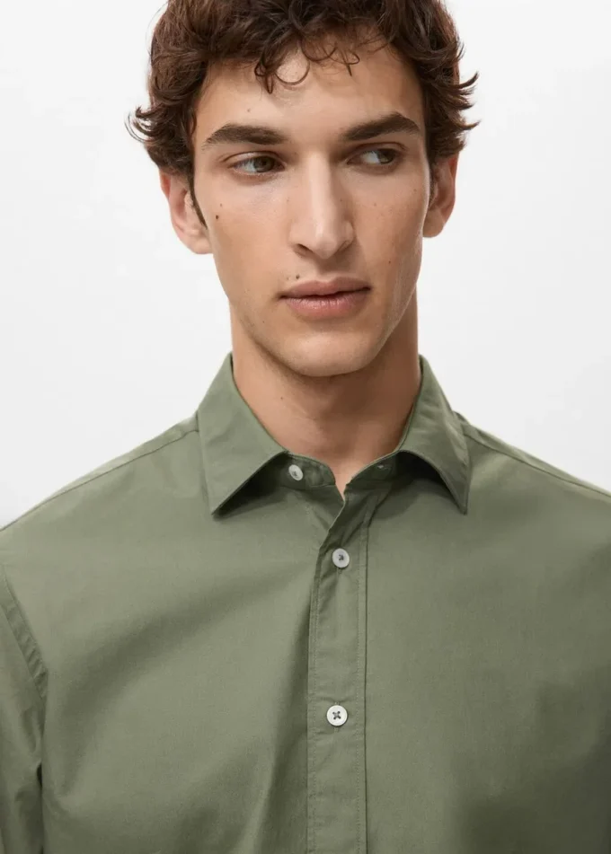 Chemise 100 % coton à coupe classique Chemise 100 % coton à coupe classique