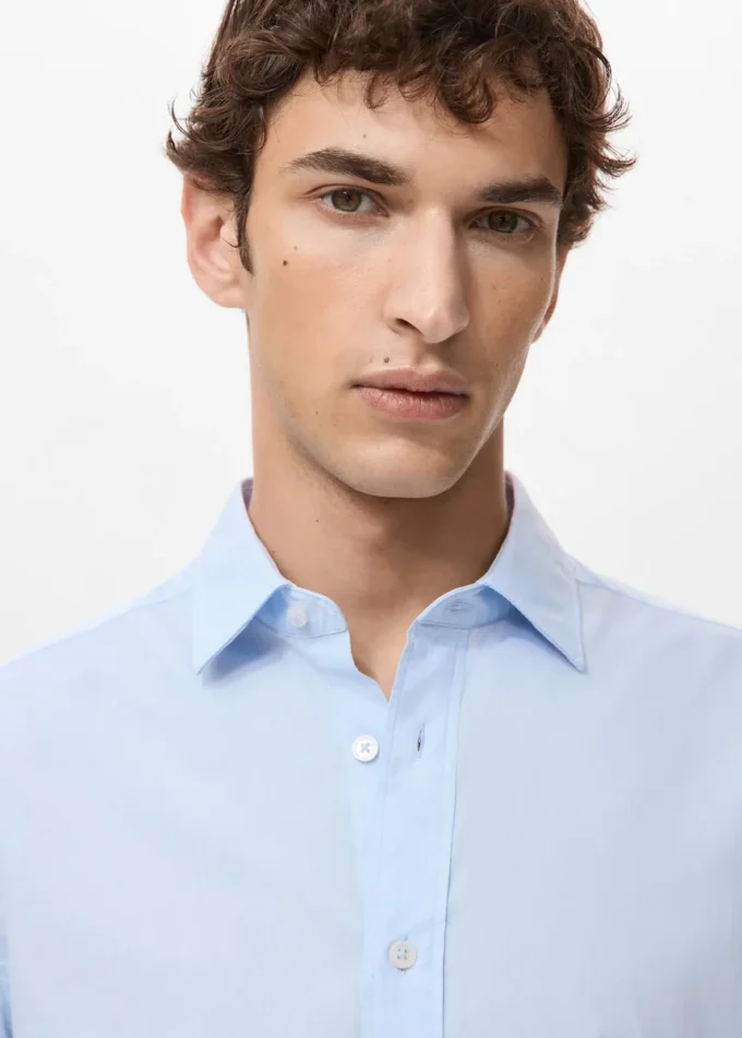 Chemise 100 % coton à coupe classique Chemise 100 % coton à coupe classique