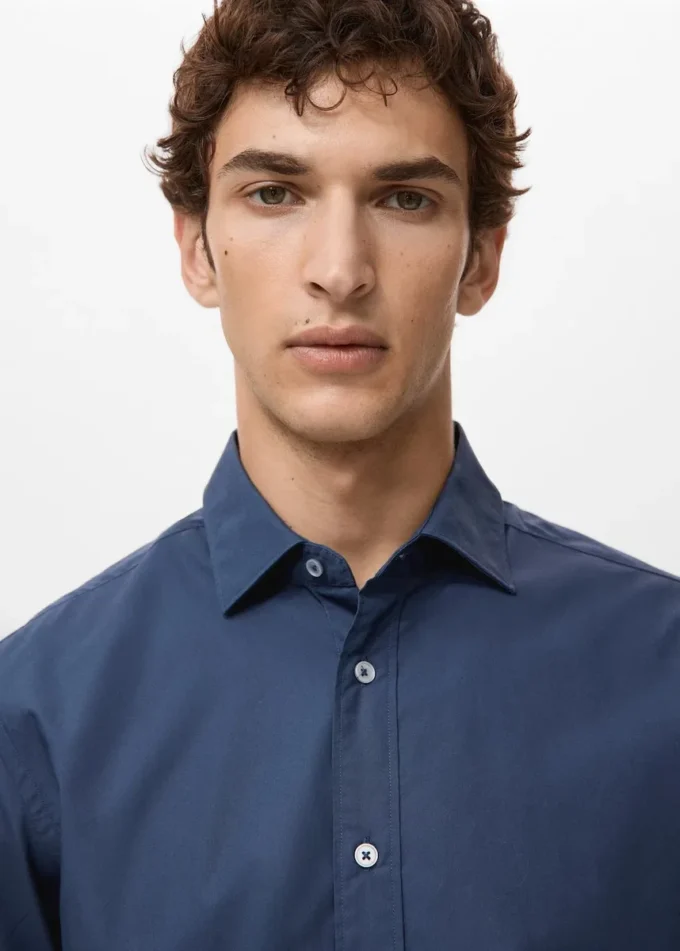 Chemise 100 % coton à coupe classique Chemise 100 % coton à coupe classique