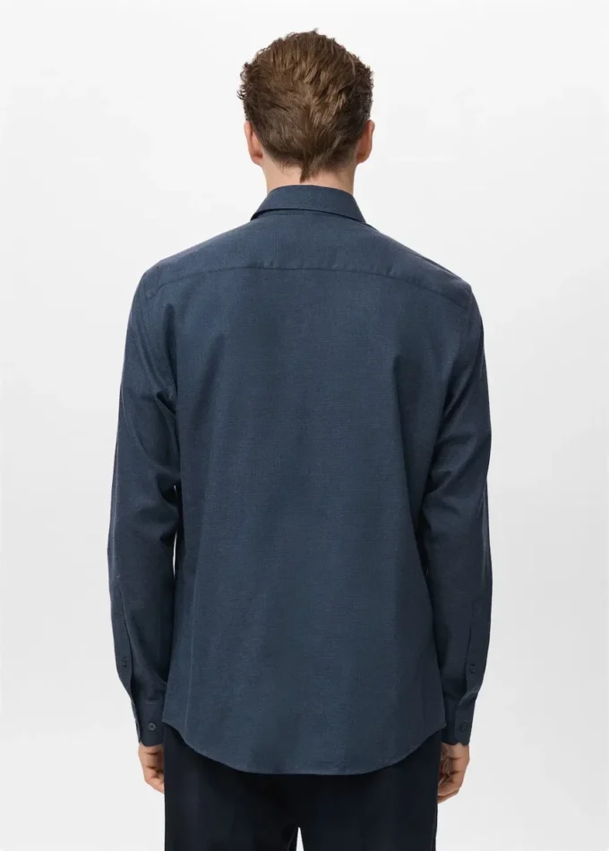 Chemise 100 % flanelle de coton, coupe classique Chemise 100 % flanelle de coton, coupe classique