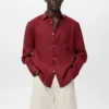 Chemise 100 % lin avec poche