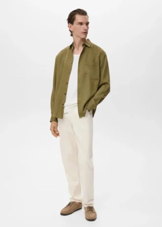 Chemise 100 % lyocell avec poche
