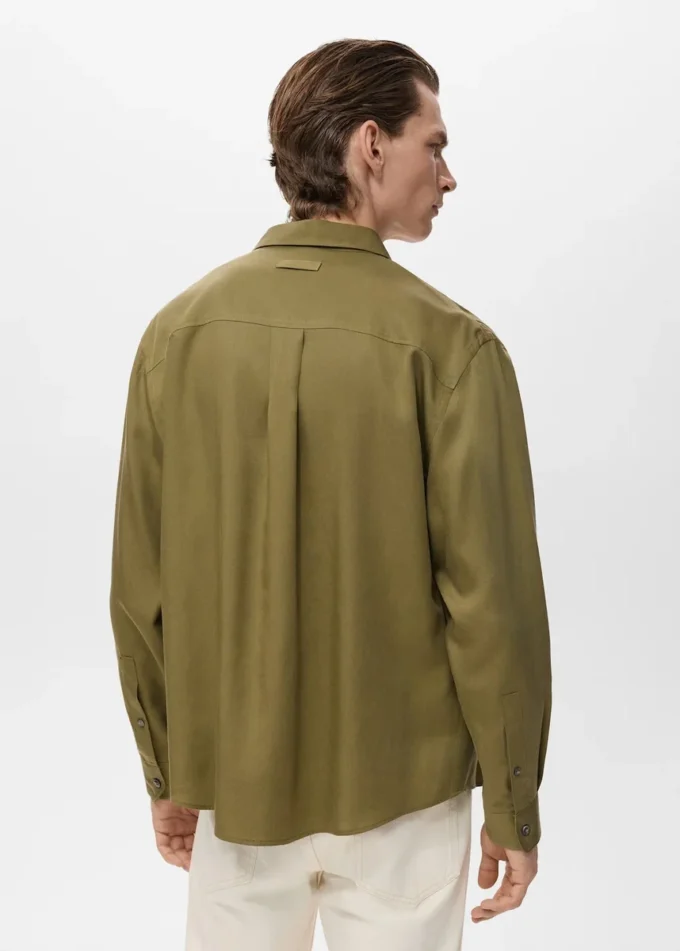 Chemise 100 % lyocell avec poche