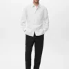 Chemise ample à rayures 100 % coton Chemise ample à rayures 100 % coton