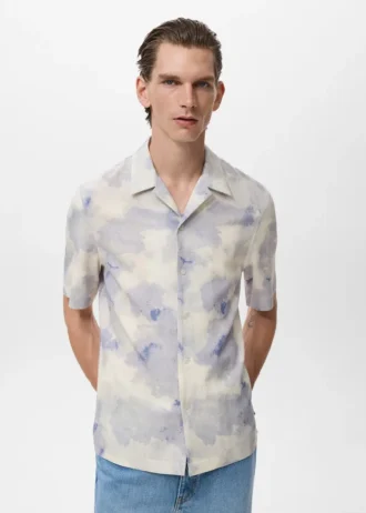 Chemise bowling imprimée