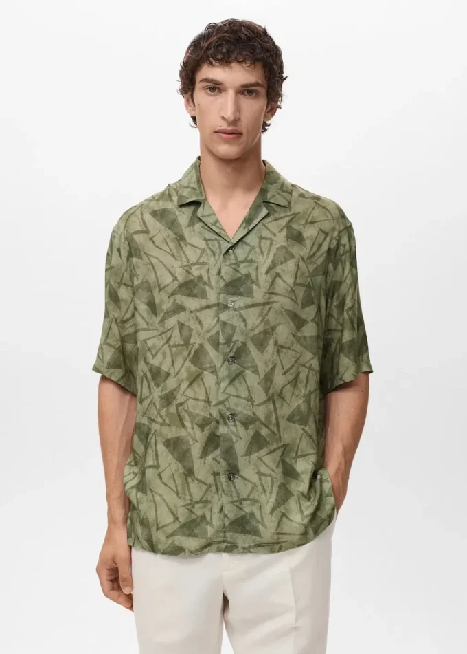 Chemise bowling imprimée Chemise bowling imprimée
