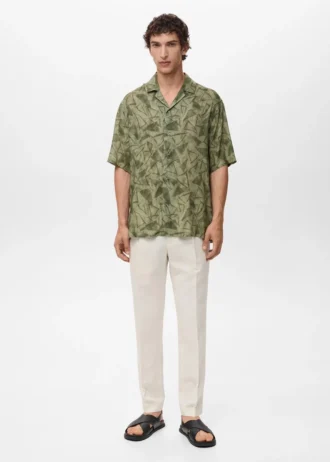Chemise bowling imprimée