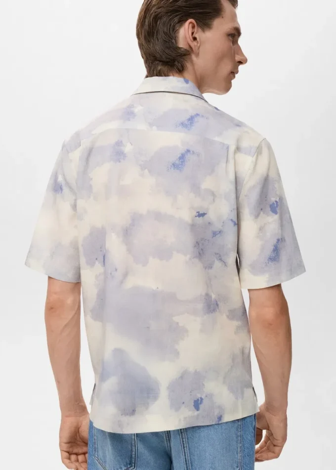 Chemise bowling imprimée