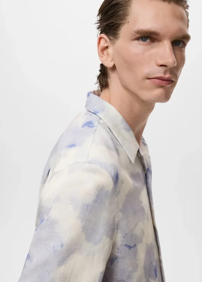 Chemise bowling imprimée