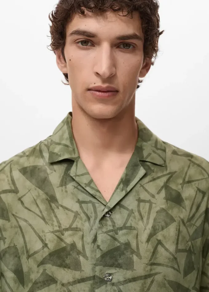 Chemise bowling imprimée Chemise bowling imprimée