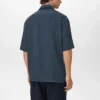 Chemise brodée à rayures
