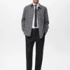 Chemise à carreaux 100 % coton, coupe décontractée Chemise à carreaux 100 % coton, coupe décontractée