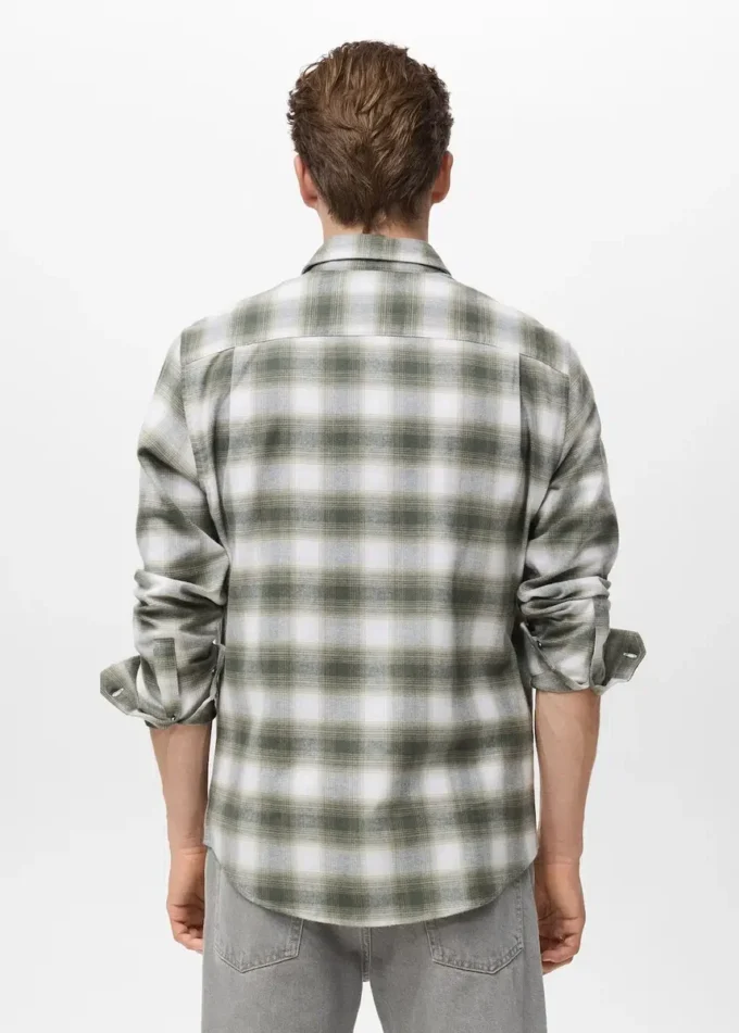 Chemise à carreaux 100 % coton flanelle Chemise à carreaux 100 % coton flanelle