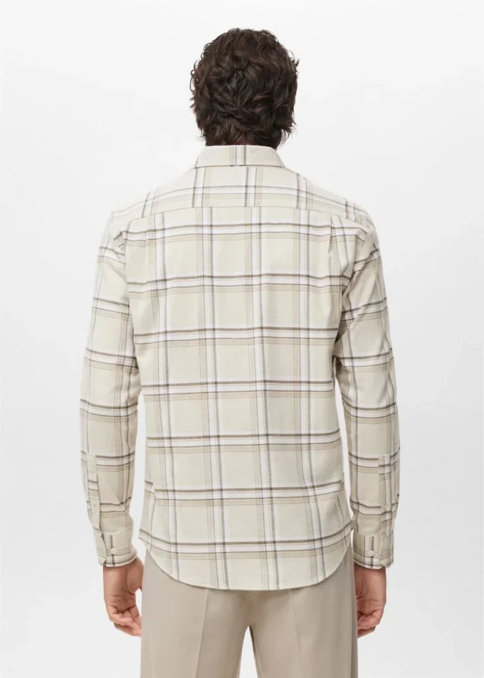 Chemise à carreaux 100 % coton flanelle Chemise à carreaux 100 % coton flanelle