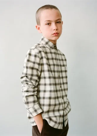Chemise à carreaux
