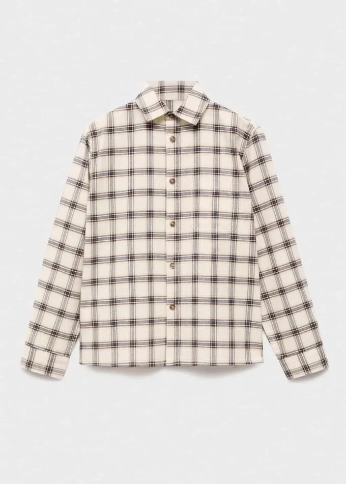 Chemise à carreaux