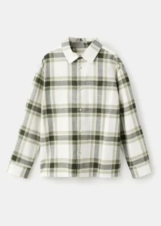 Chemise à carreaux en coton