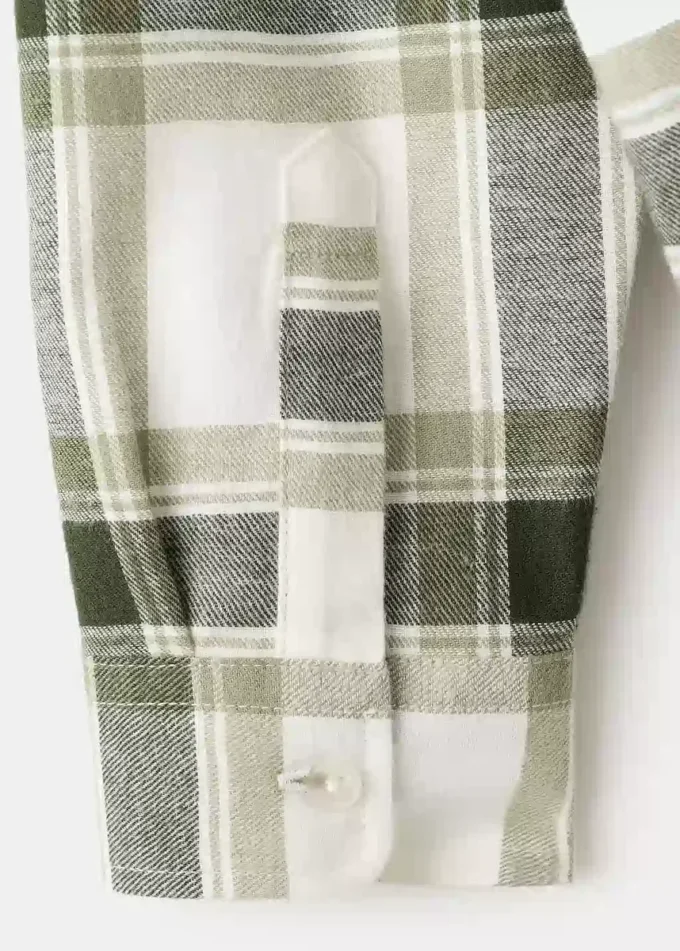 Chemise à carreaux en coton