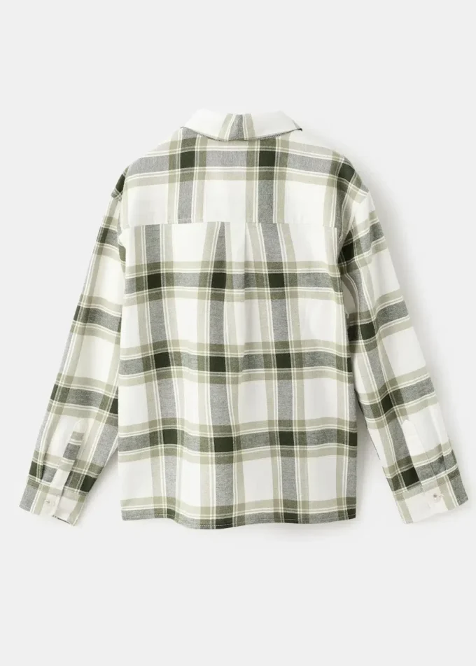 Chemise à carreaux en coton