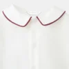 Chemise à col contrasté