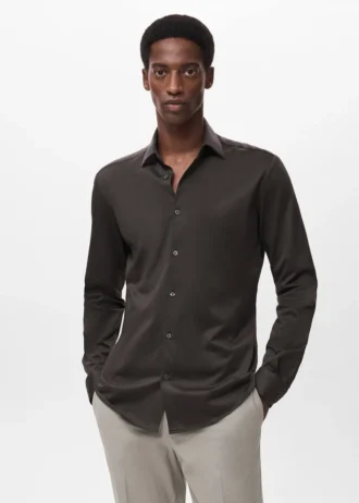 Chemise confortable, extensible et sans repassage