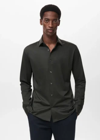 Chemise confortable, extensible et sans repassage