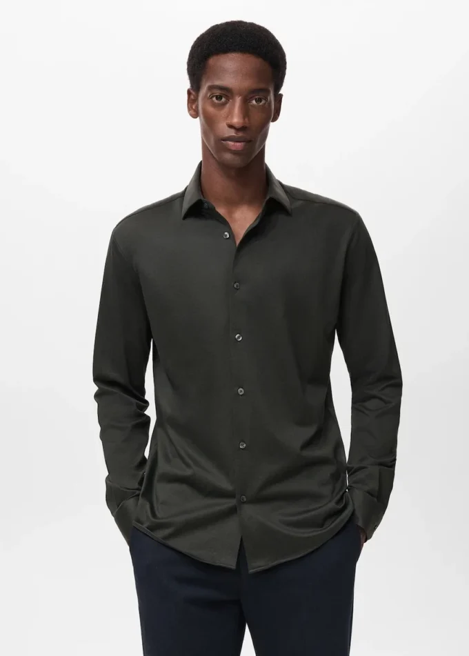 Chemise confortable, extensible et sans repassage