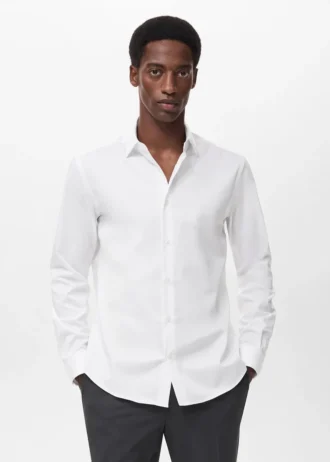 Chemise confortable, extensible et sans repassage