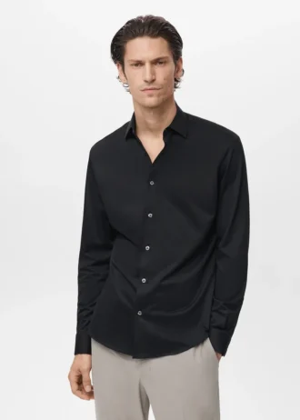 Chemise confortable, extensible et sans repassage