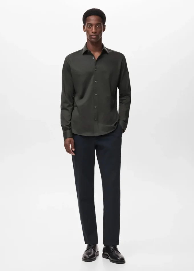 Chemise confortable, extensible et sans repassage