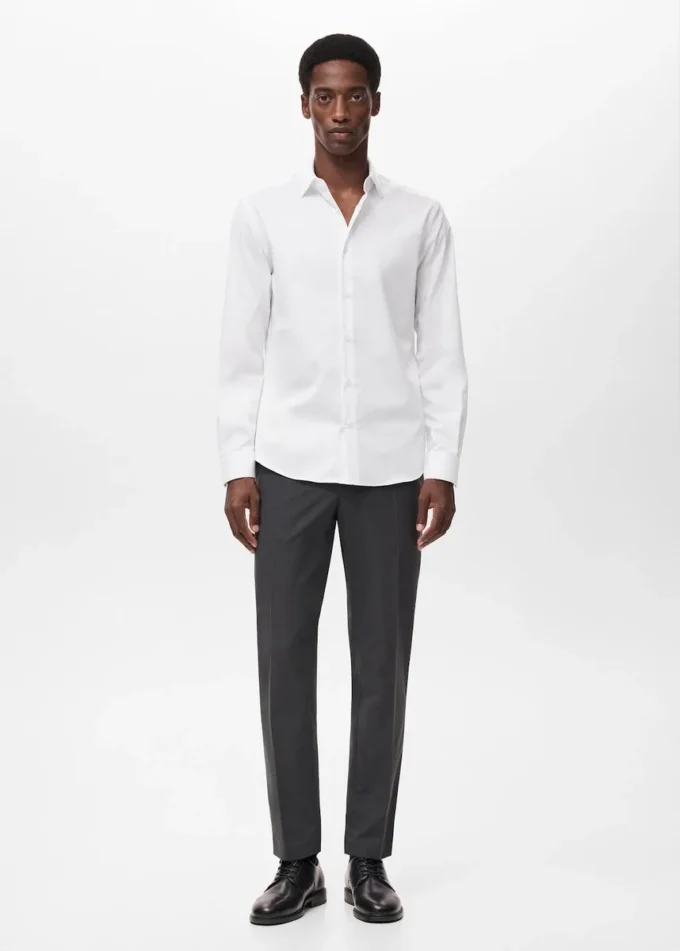 Chemise confortable, extensible et sans repassage