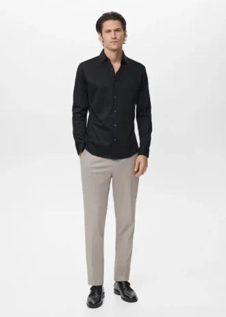 Chemise confortable, extensible et sans repassage