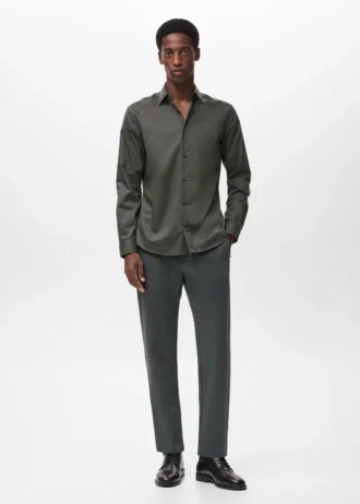 Chemise confortable, extensible et sans repassage