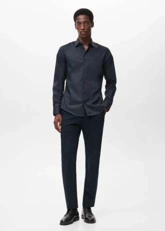 Chemise confortable, extensible et sans repassage