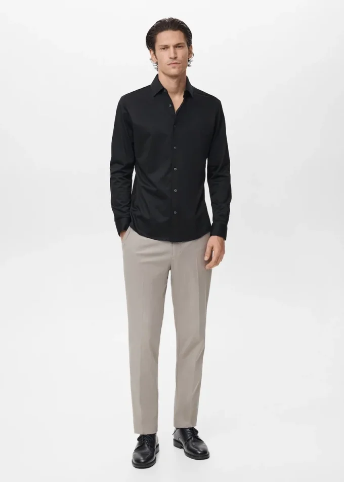 Chemise confortable, extensible et sans repassage Chemise confortable, extensible et sans repassage