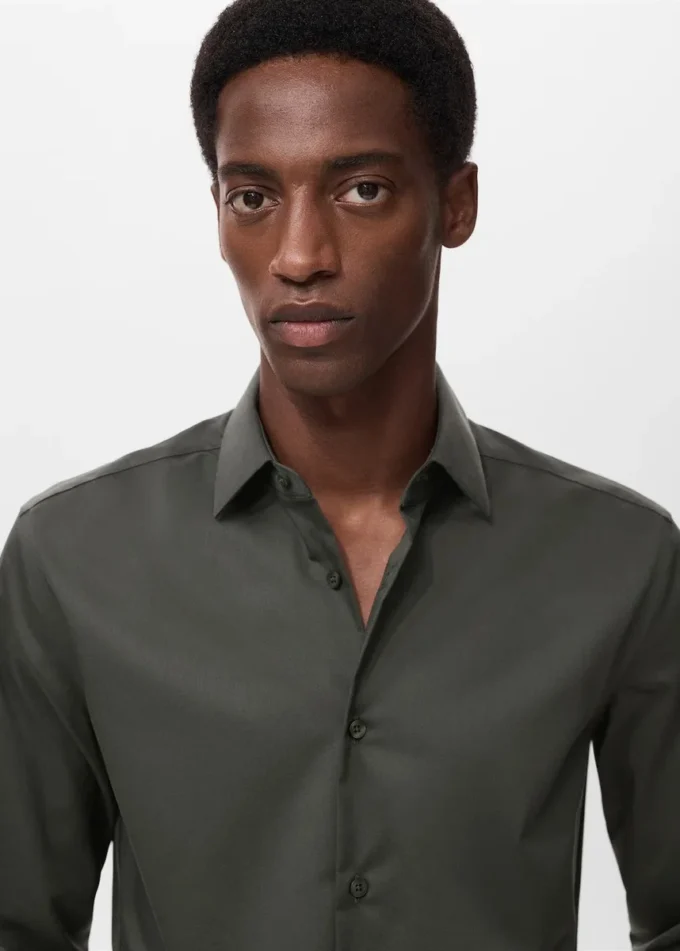 Chemise confortable, extensible et sans repassage