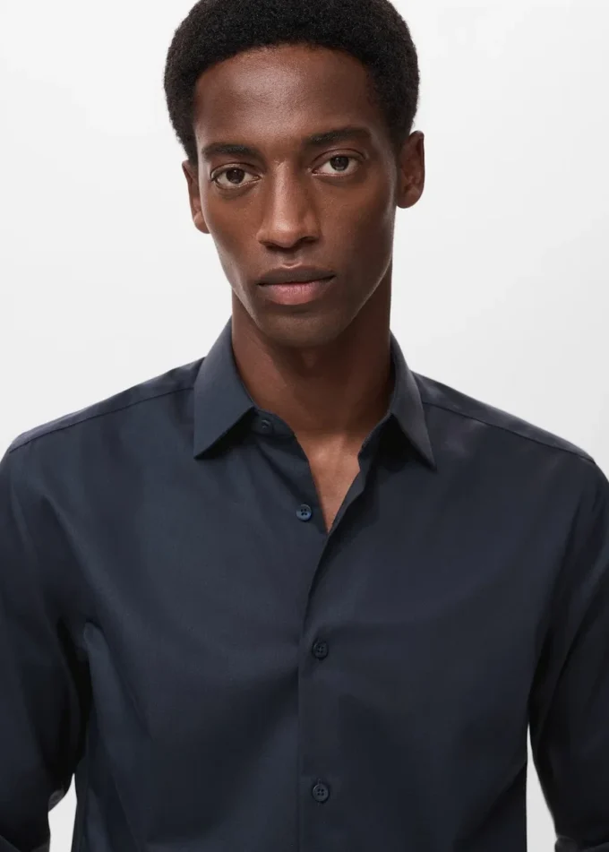 Chemise confortable, extensible et sans repassage