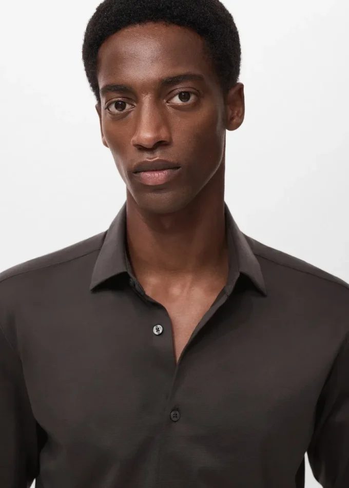 Chemise confortable, extensible et sans repassage