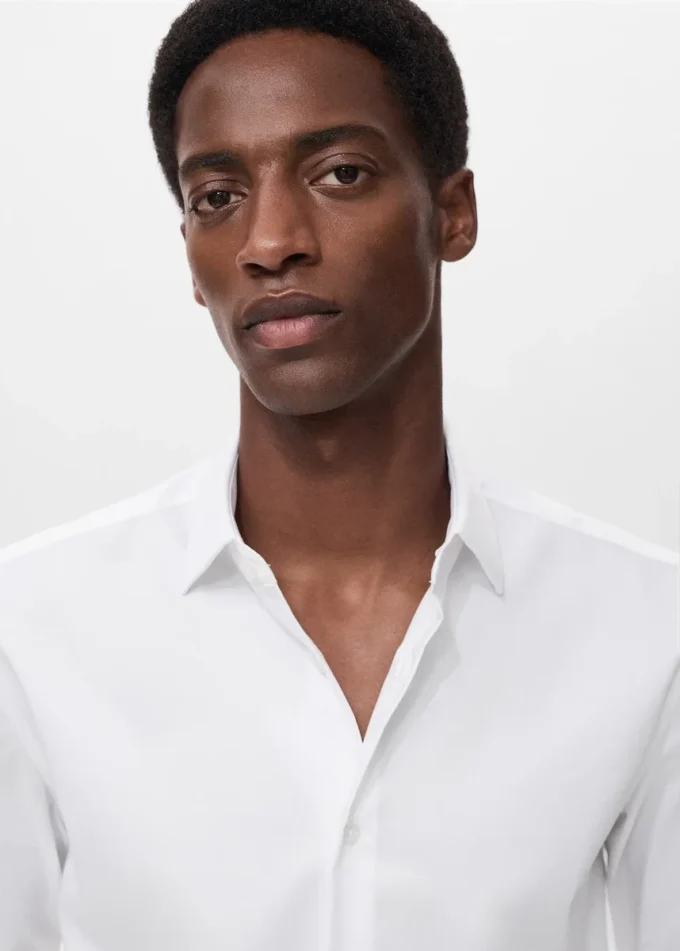 Chemise confortable, extensible et sans repassage
